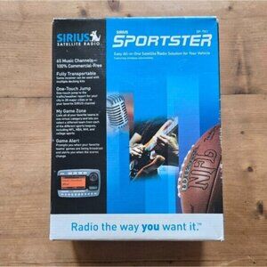 NIB Sirius Sportster Satellite Radio SP-TK1